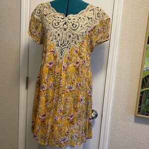 Free People embroidered dress
